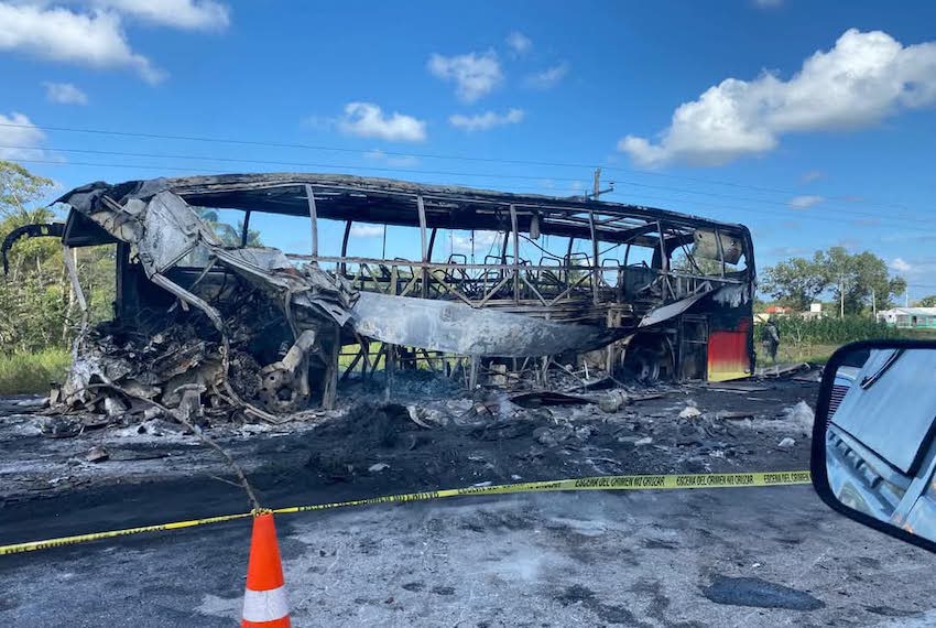 The accident occurred near Escárcega, Campeche, approximately 300 kilometers east of the bus's final destination of Villahermosa, Tabasco.