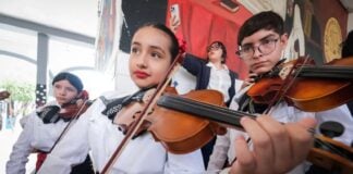 With the program Jalisco con Estrella (Star Jalisco), the state government wants to make music and technology priority areas of public education. (@PabloLemusN/X)