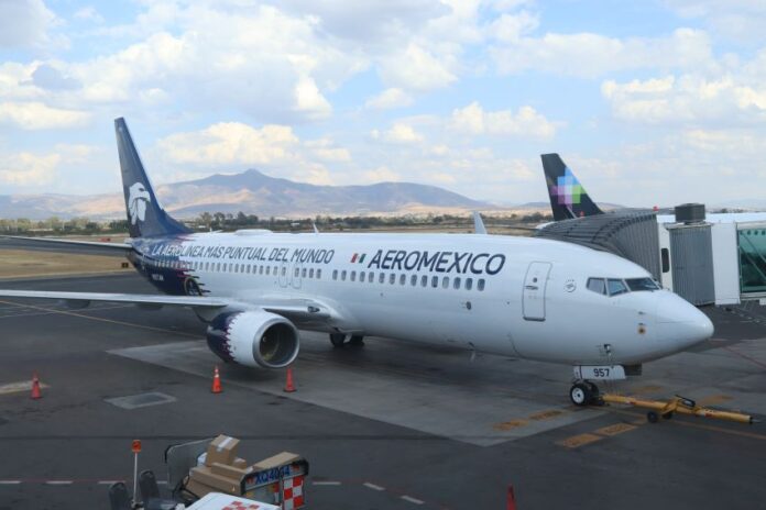 An Aeroméxico airplane