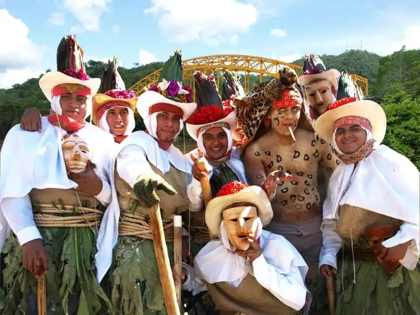 Cojoe dancers of the Danza del Pochó