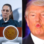 Claudia Sheinbaum and Donald Trump