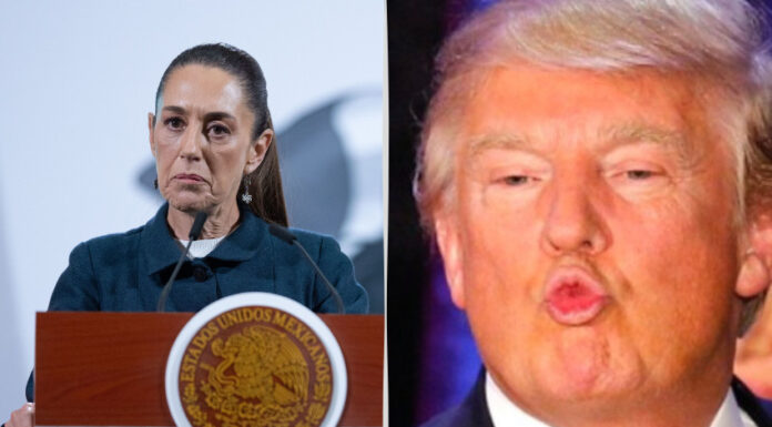 Claudia Sheinbaum and Donald Trump