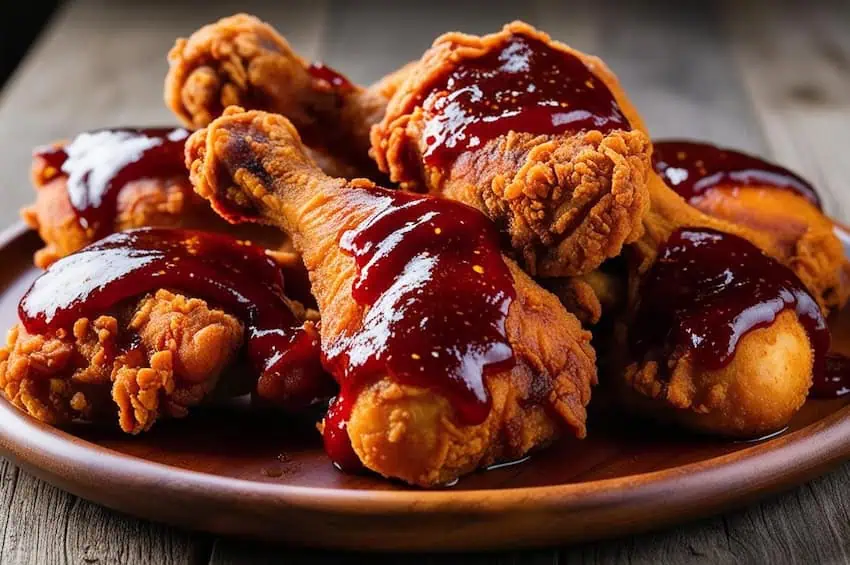 Mexican-Style Fried Chicken with Chile Seco Honey Glaze