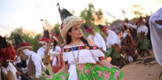 Pochovera dancer at Dance of El Pochó