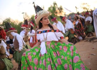 Pochovera dancer at Dance of El Pochó