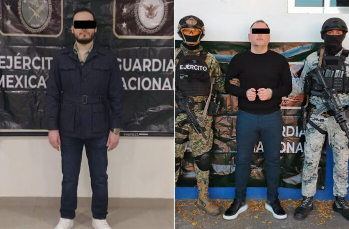 El Guerito and el 200, two high-ranking Sinaloa Cartel operatives arrested Thursday in Culiacán