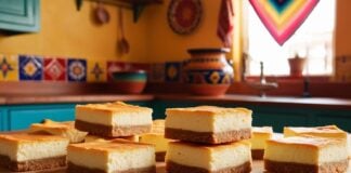 Sopaipillas cheesecake bar