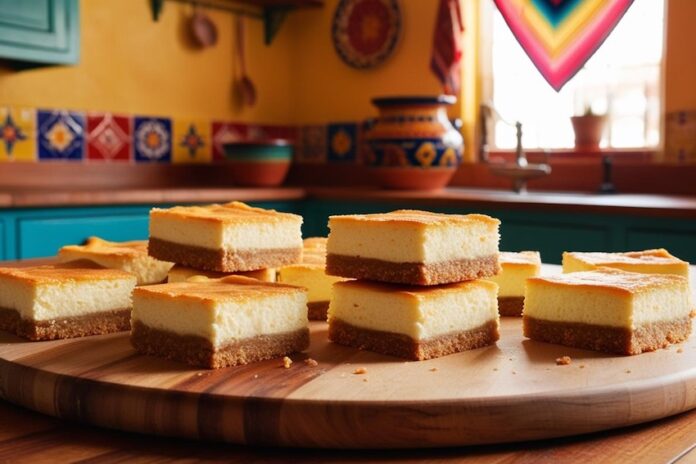 Sopaipillas cheesecake bar