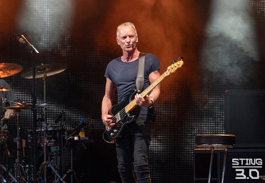 Sting in concert