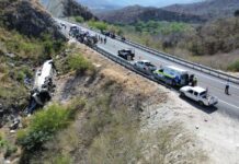 Oaxaca bus crash that claimed the lives of 19 people, reportedly supporters of the Morena party