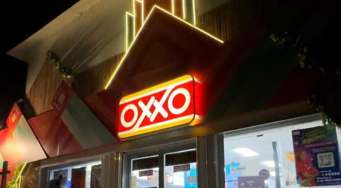 An Oxxo store front