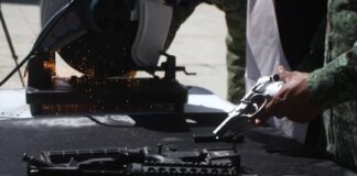 Catherine Stetson, lawyer for the Mexican government, told the Supreme Court that "Mexico's complaint pleads that [U.S. gun manufacturers] aided and abetted violations of specific federal gun laws and that those violations proximately caused Mexico's harm."