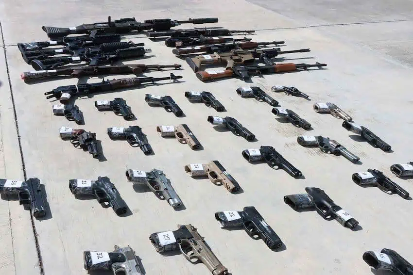 Over two million firearms have crossed the U.S. border into Mexico since 2013. 