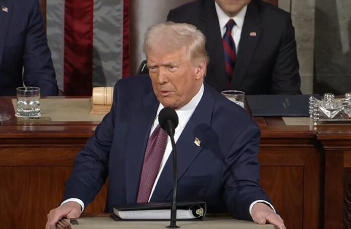 U.S. President Trump's speech to Congress