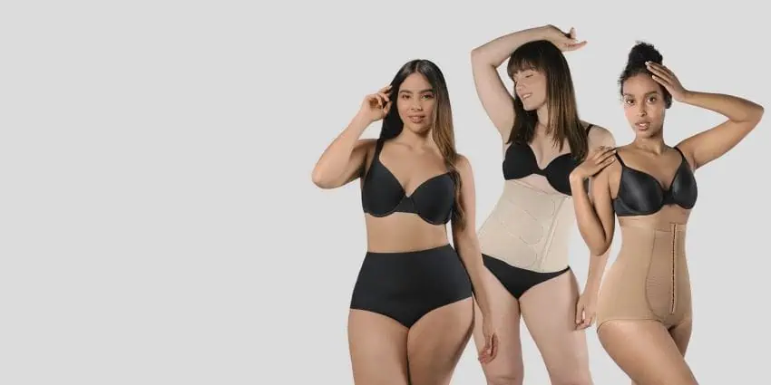 Three women model Misty Phases products