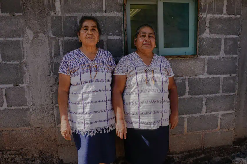 Micaela Jiménez and Alicia Domínguez