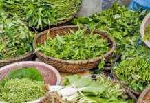 Baskets of wild quelites