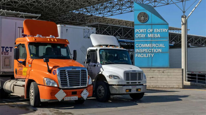cbp border trade trucks