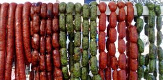 Various shades of Mexican chorizo