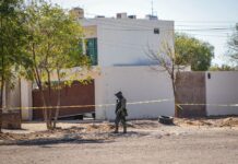 cordoned off crime scene
