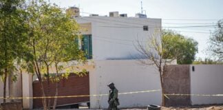 cordoned off crime scene