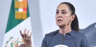 Sheinbaum on April 22, 2025