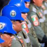 Train workers in Mexico