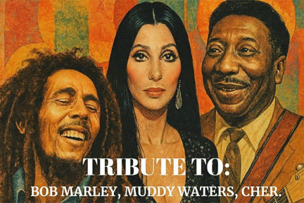 Bob Marley, Muddy Waters and Cher tribute [] Cent’anni