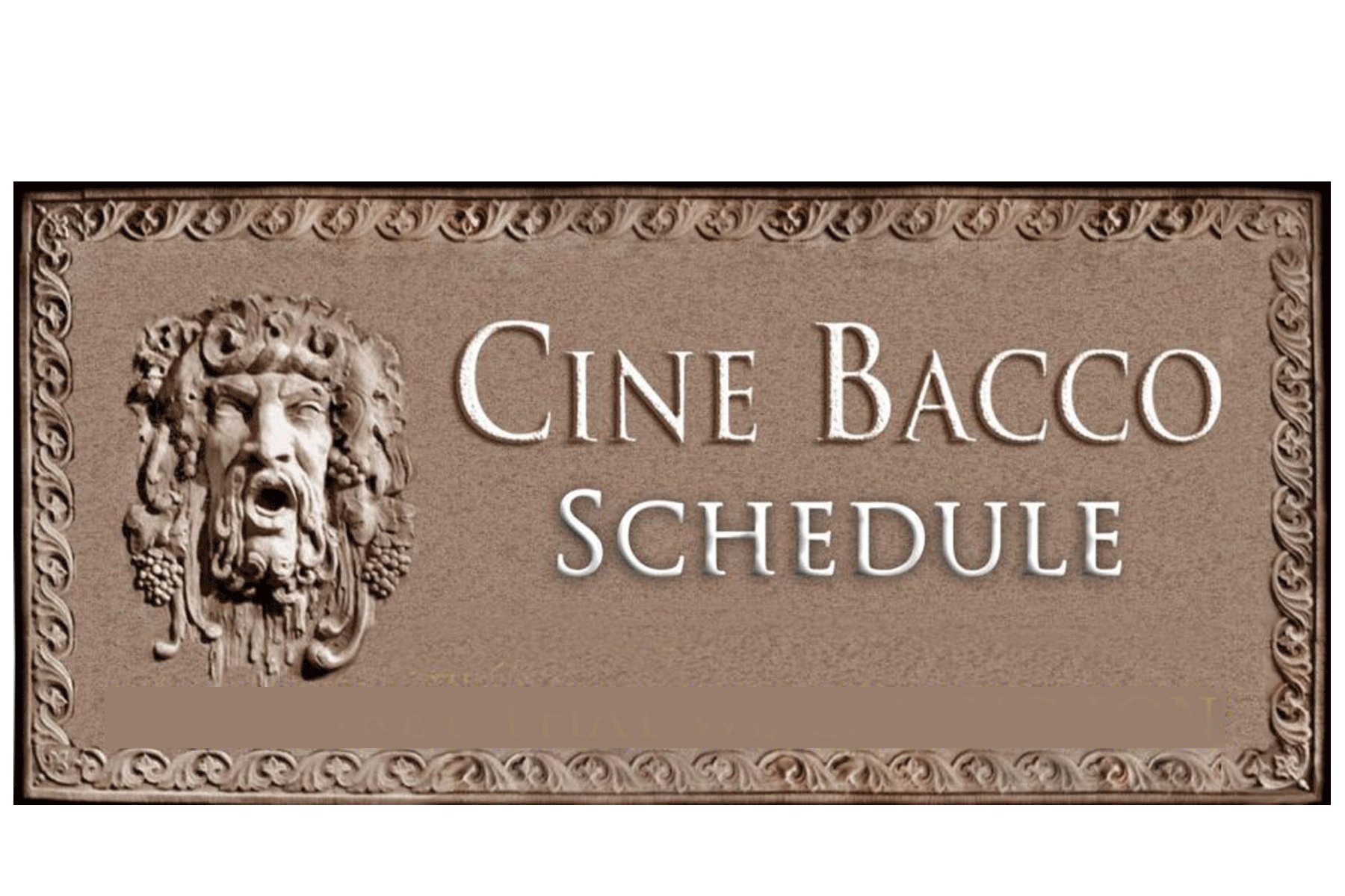 Cine Bacco Movie Schedule