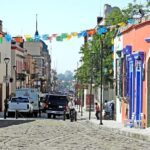 Street in Oaxaca Historic Center