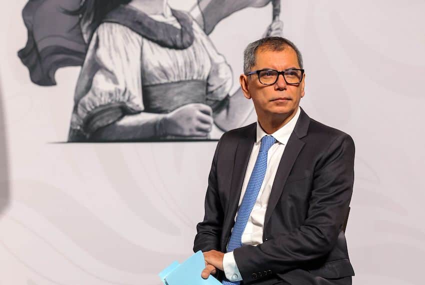Finance Minister Edgar Amador