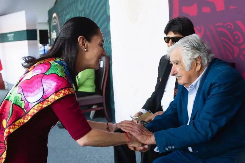 Sheinbaum and Mujica