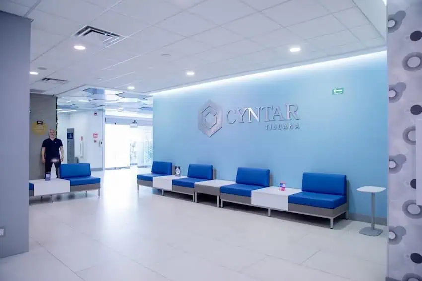 A hospital waiting room