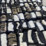 A drug bust in Janos, Chihuahua, resulted in the seizure of 100 packages containing nearly 500 kilograms of methamphetamine.