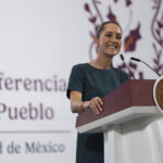 Sheinbaum at her morning press conference