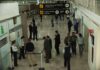 passengers checking in at Querétaro airport