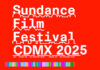 Informative text with logo about Sundance Festival in CDMX.