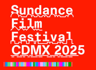 Informative text with logo about Sundance Festival in CDMX.