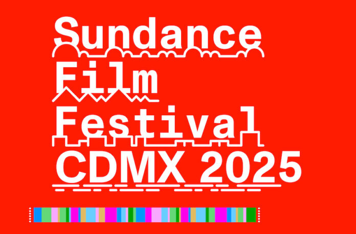 Informative text with logo about Sundance Festival in CDMX.