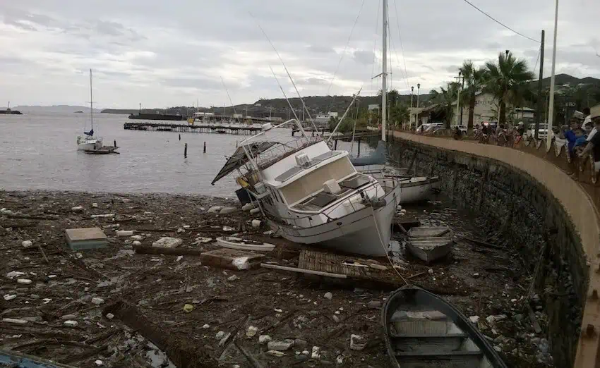 The aftermath of a hurricane successful Los Cabos