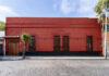 A red house in Mexico City