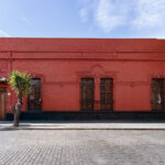 A red house in Mexico City