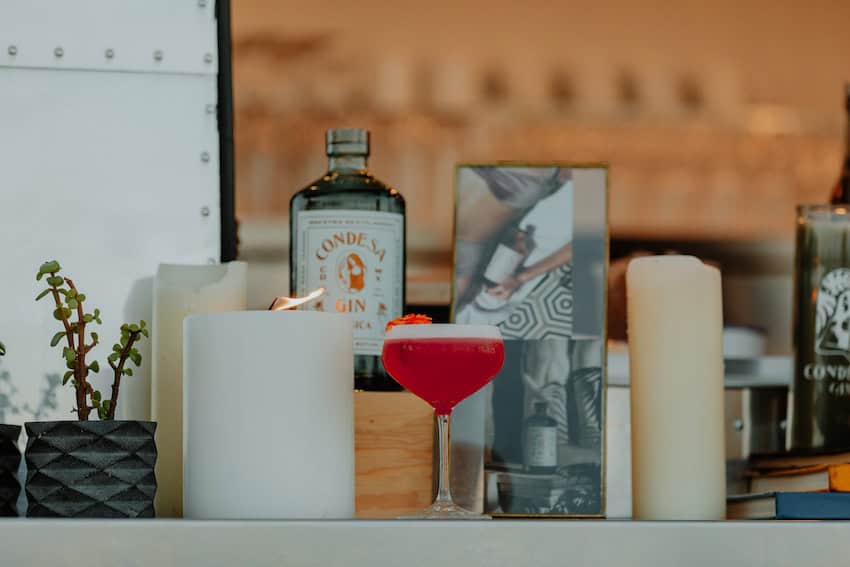 A selection of cocktail accessories