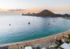 A sunrise over Cabo San Lucas
