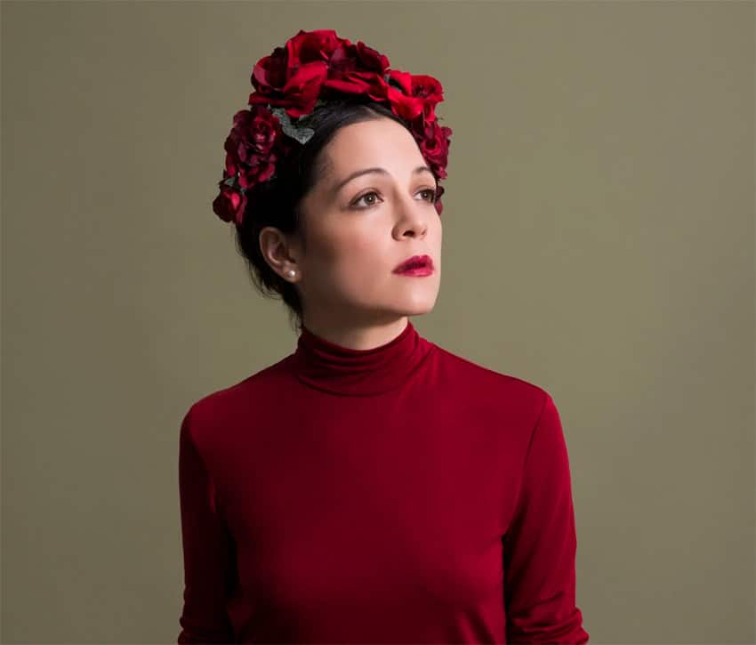 A portrait of Mexican singer Natalia Lafourcade