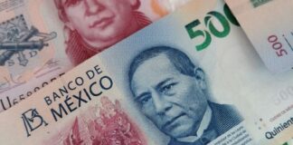 Peso gaining on dollar