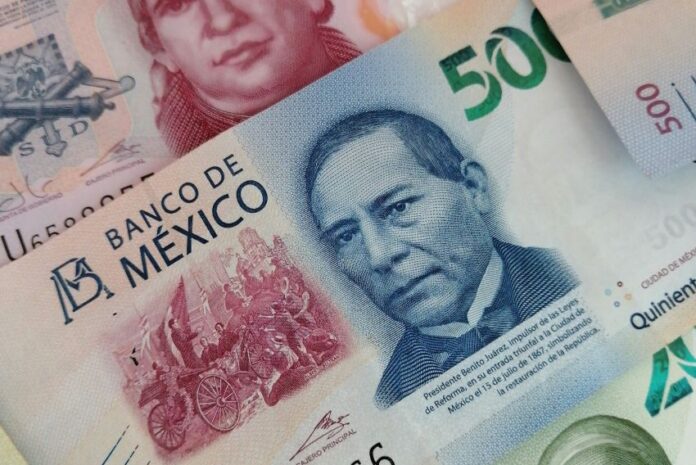 Peso gaining on dollar
