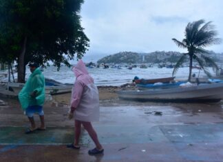 Storm ravaged Acapulco coast