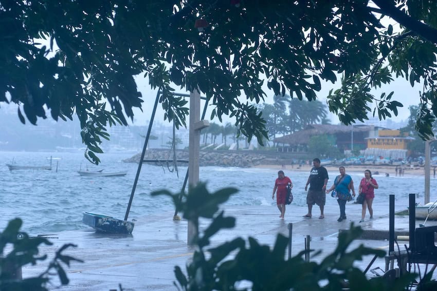 people walking on beach