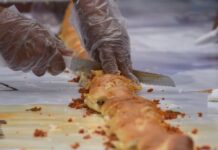 massive torta de chorizo